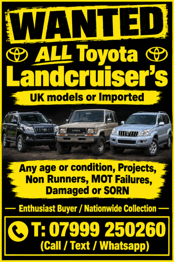All Toyota Landcruiser V8, Amazon, Colorado, Prado etc 