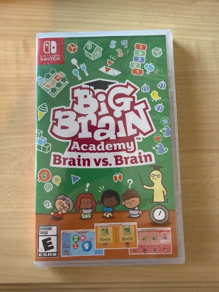 Big Brain Academy: Brain Vs. Brain Game for Nintendo Switch. Brand New, Unopened. 