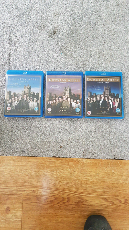 Downton Abbey series 1-3 blu ray 9 discs
