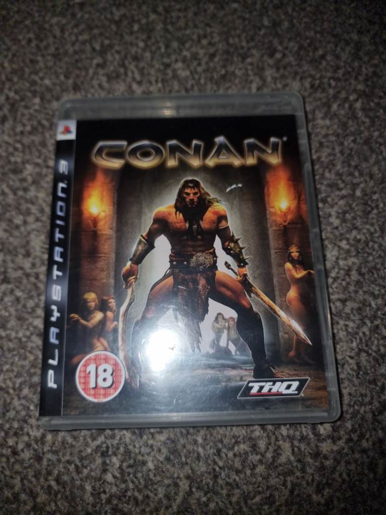 Conan PS3 Complete (Sony PlayStation 3, 2007) THQ 18+ Manual Included Adventure