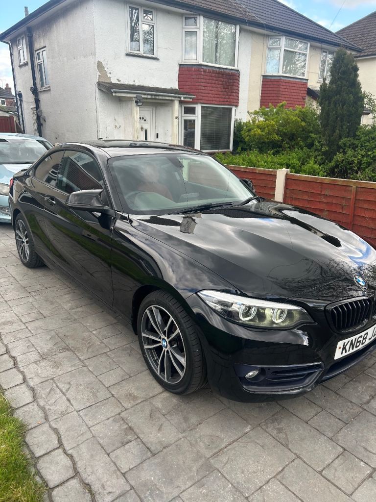 2018 BMW 218D Sport Black Red Leather
