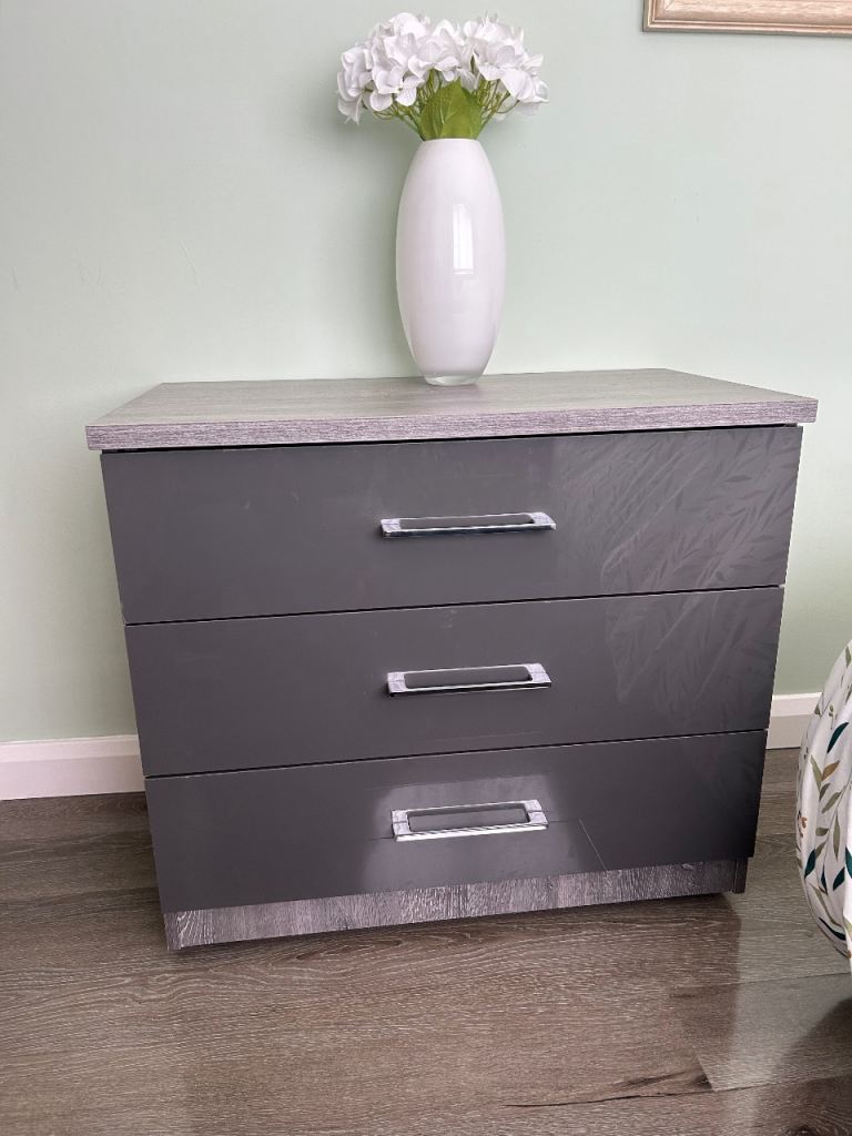 Sterling furniture.  One three drawer and one bedside 