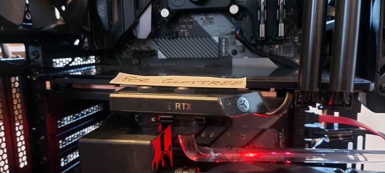 image for EVGA (nVidia) RTX 2080 Super, watercooled, 8GB GDDR6 graphics card for sale 