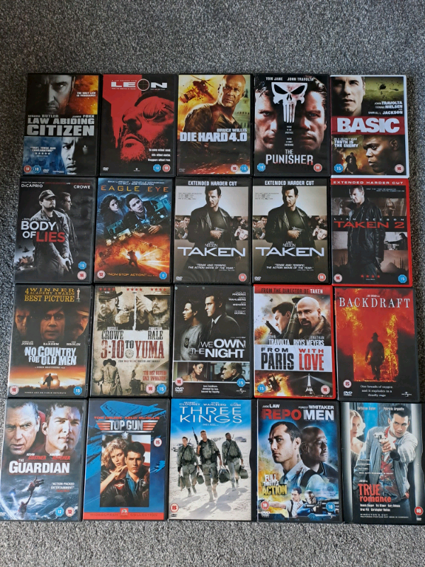 DVDs - Movies, Comedies etc. Over 100