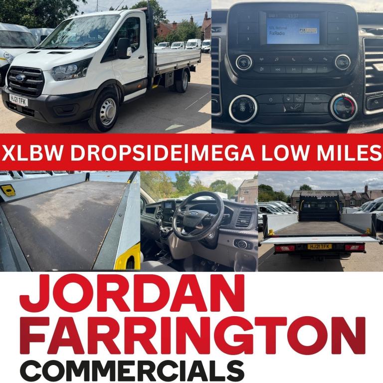 2021 FORD TRANSIT 2.0 350 L4 ALLOY DROPSIDE ONE STOP FORD BODY *ONLY 19K MILES*