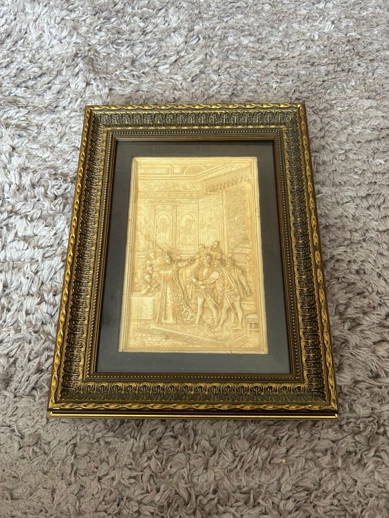 Ornate Gold Picture Frame.