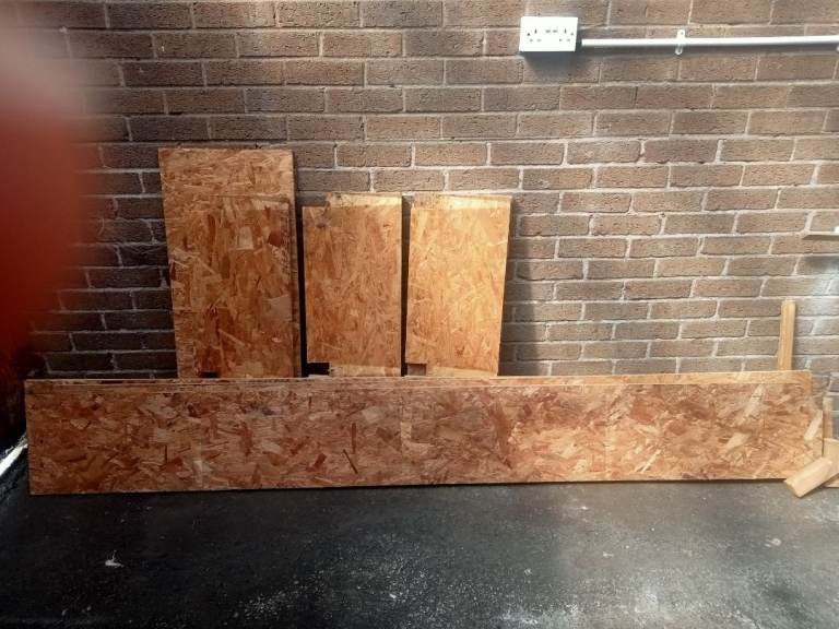 Shelving with brackets 