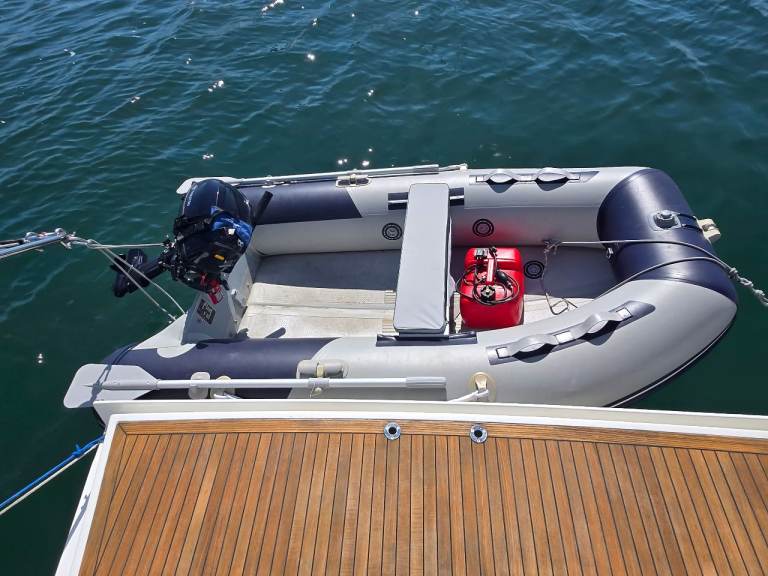 Inflatable Dinghy with Outboard Motor – Good Condition