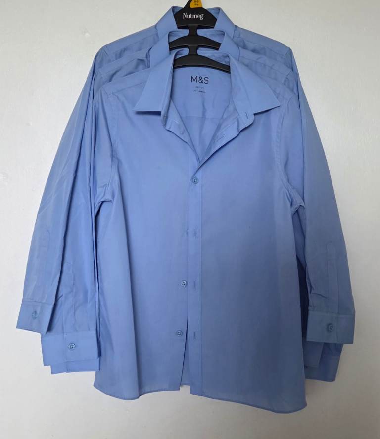 3 packs of boys blue shirts 