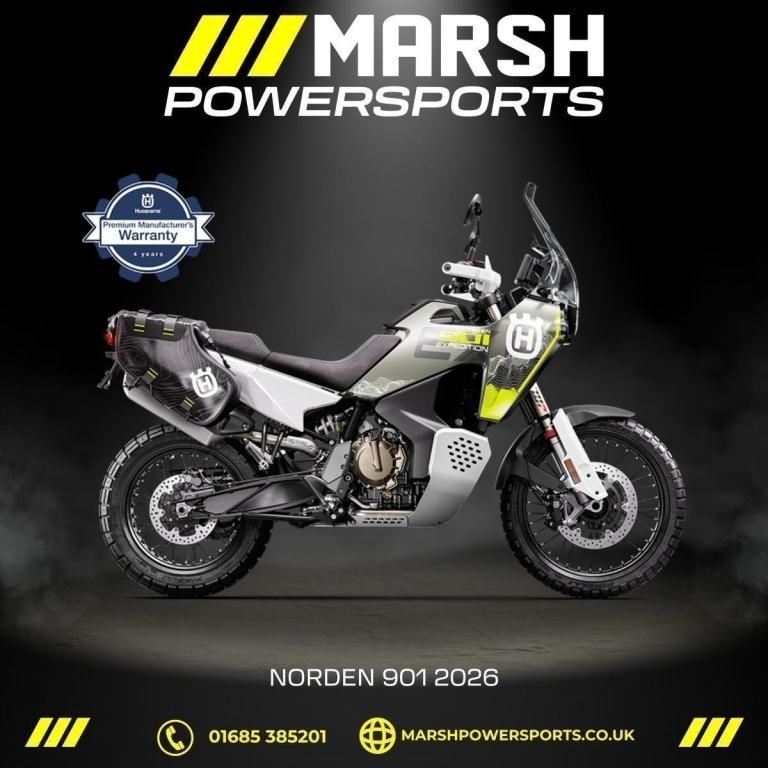Norden 901 Expedition 2026 Model - Husqvarna Main Dealer - 1,250 PG&A Voucher!