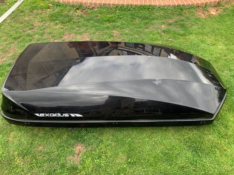 Exodus Black Roof Box – Good Condition, Used