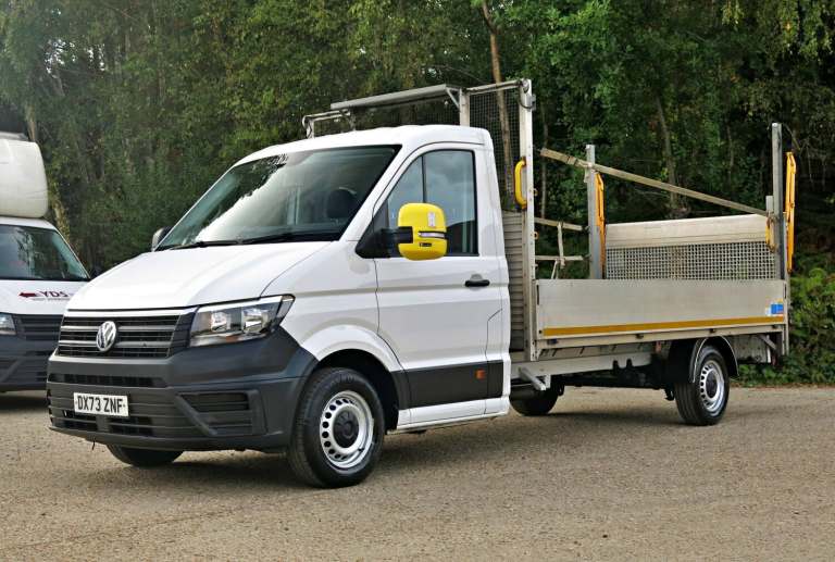 2023 Volkswagen Crafter 140HP AIRCON STARLTINE DROPSIDE WITH ELECTRC TAILGATE Dropside Diesel Manual