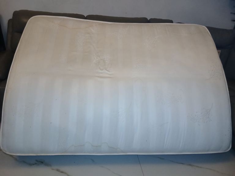 White Double Mattress – Good Condition