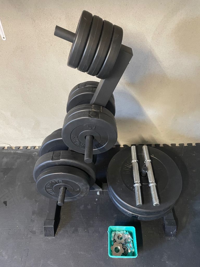 Gorillasports weights, stand and bars