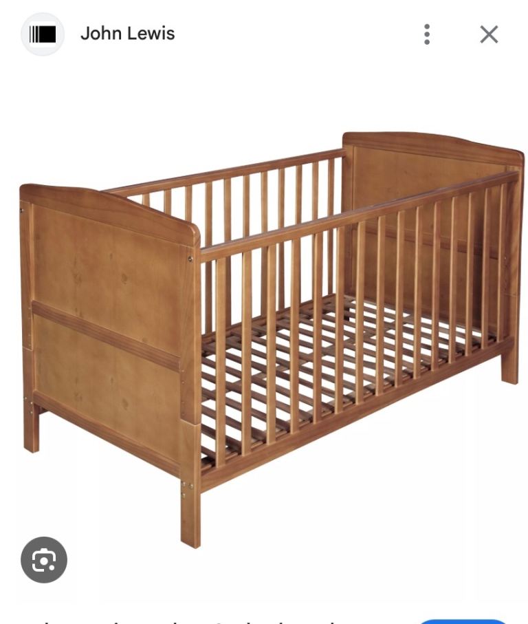 image for John Lewis Charlotte Cot Bed