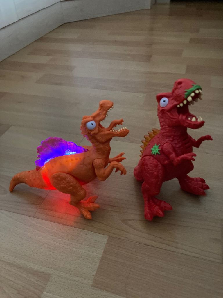 10 x various dinosaurs Plus 5 x Lego dinosaurs