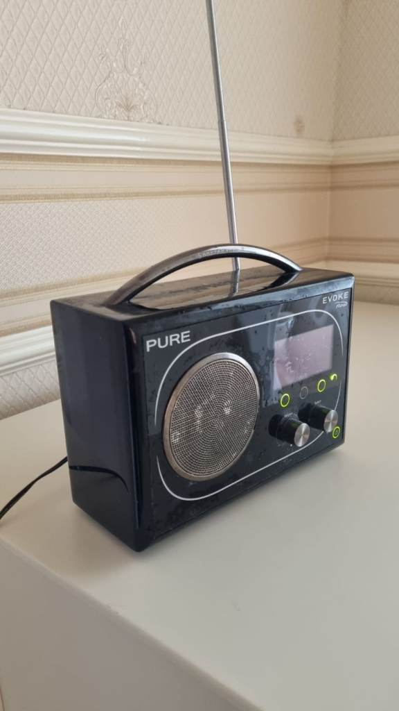 Pure EVOKE Flow. radio working, but no display, therefore for spares or repair