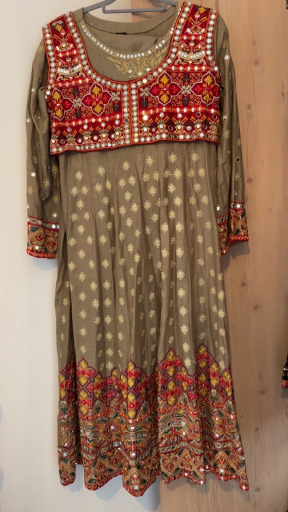 Beautiful Embroidered Women's Dress - Multicoloured