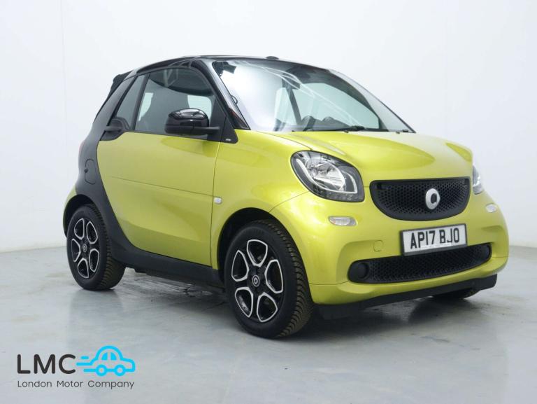 2017 smart fortwo 0.9T Prime (Premium) Cabriolet 2dr Petrol Twinamic Euro 6 (s/s) (90 ps) Convert...