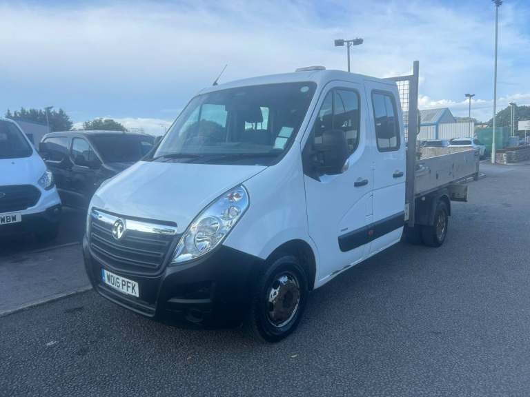 2016 Vauxhall Movano 2.3 CDTI  tipper Crew Cab no vat  CHASSIS CAB Diesel Manual