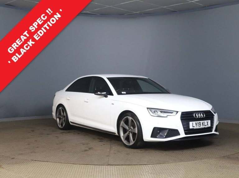 2019 AUDI A4 2.0 TDI 35 BLACK EDITION SALOON 4DR S TRONIC EURO 6 (S/S) (150 PS)