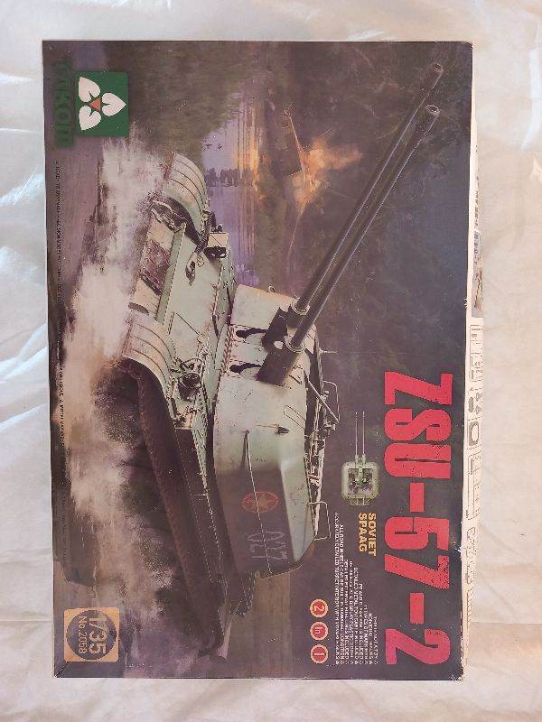 Takom 1/35 Scale ZSU-57-2 Soviet SPAAG Model Kit (No. 2058)