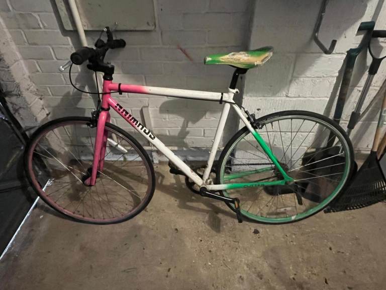 Schwinn Single-Speed Road Bike - Pink, White, Green - Good Condition