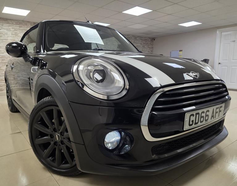 MINI CONVERTIBLE 1.5 Cooper D Convertible Black Manual WARRANTY 12 MONTHS MOT