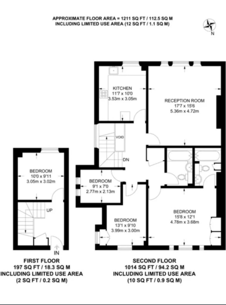 4 bedroom house house Camdem town private let -STUDENTS WELCOME