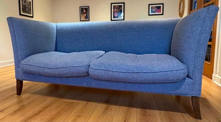 Light blue sofa