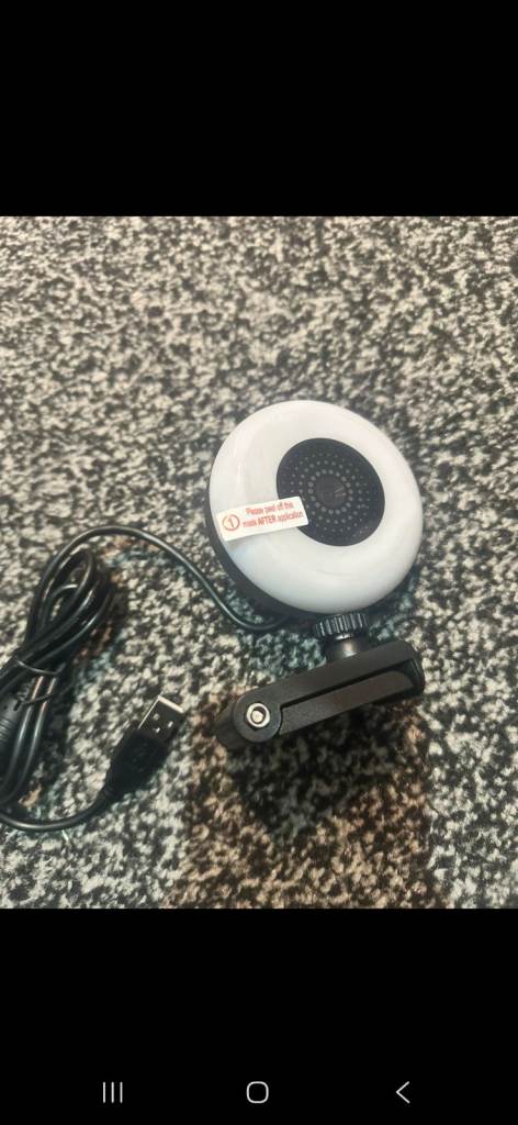 Gimius Beauty Webcam Full HD 2K with Ring Light – New