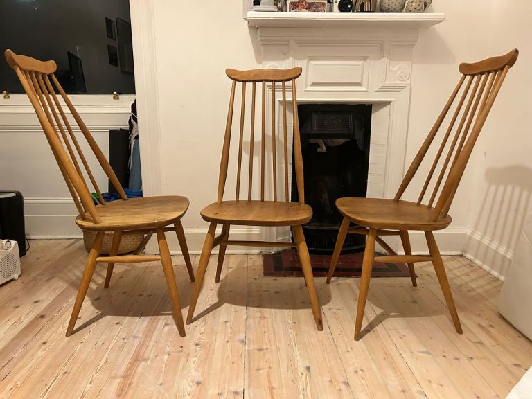 Vintage Ercol Dining Chairs