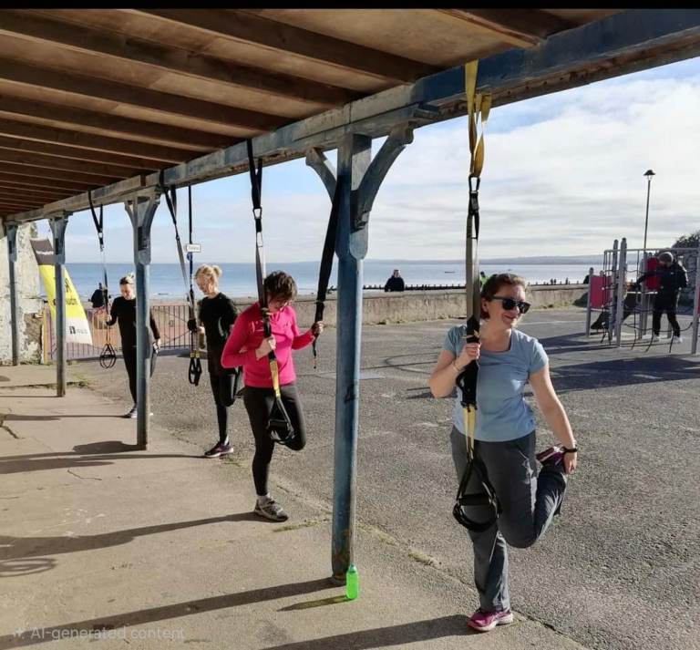 TRX Fitness Class in Portobello 