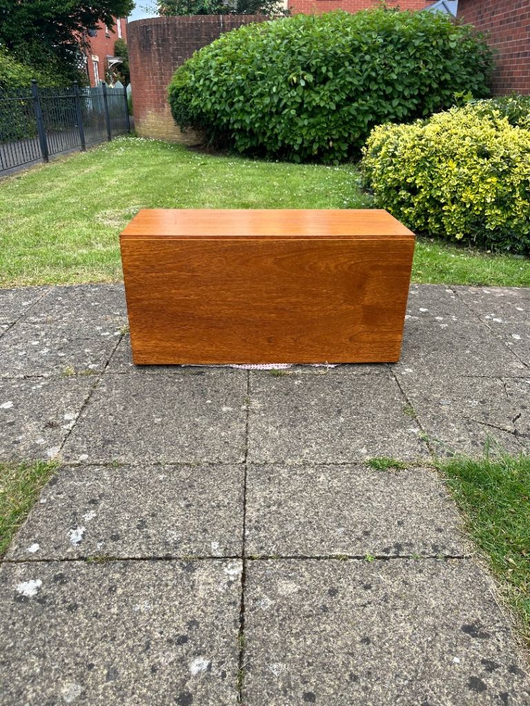Beaver and Tapley teak wall cabinet (delivery available)