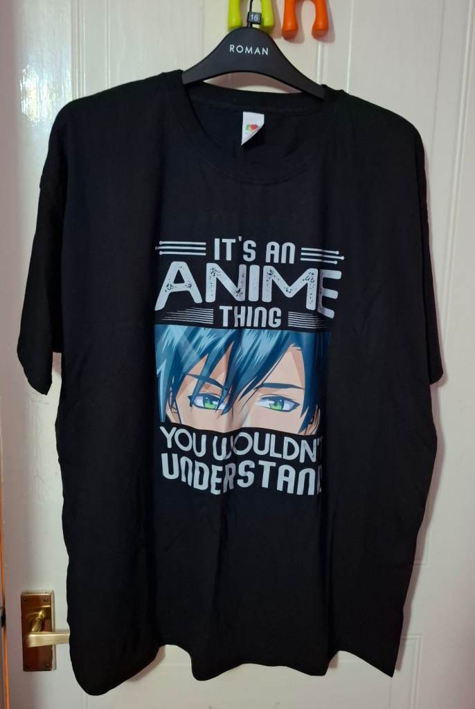 Anime T Shirt Unisex XL For Otaku's 