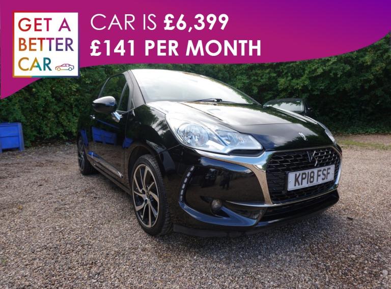 2018 DS Automobiles DS 3 1.2 PureTech 82 Connected Chic 3dr HATCHBACK Petrol Manual