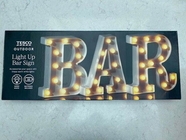 Bar light up sign - NEW