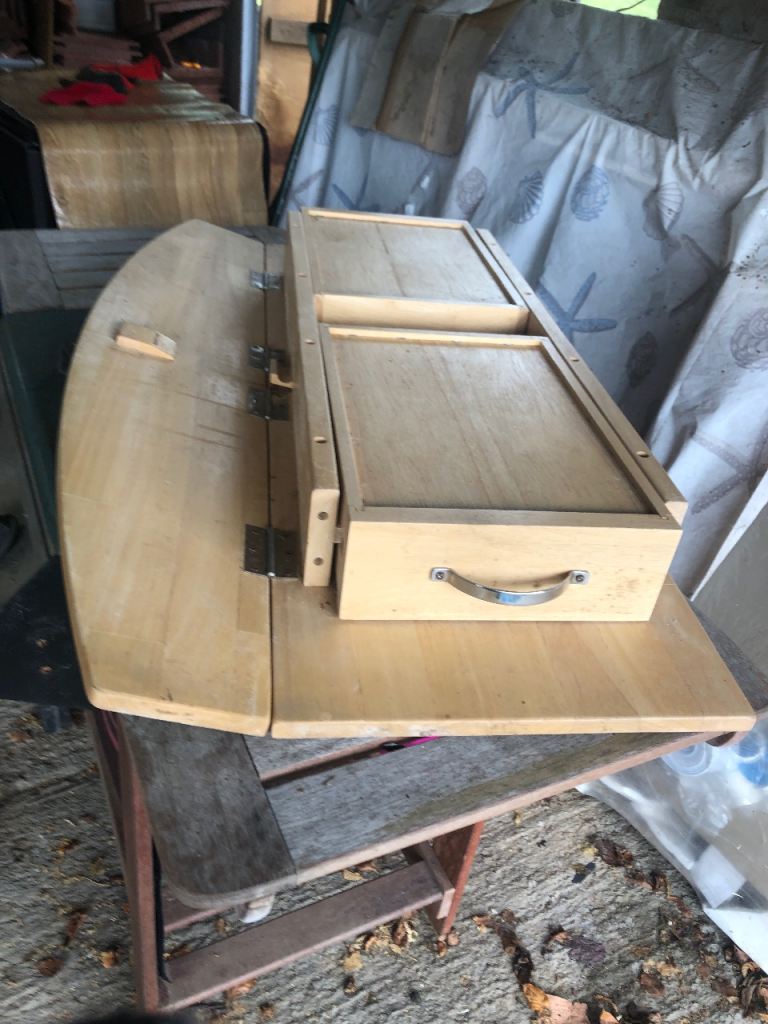Solid wooden breakfast bar no stools