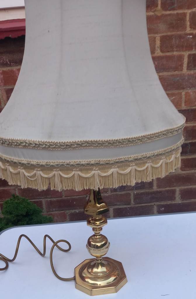 Brass table lamp 