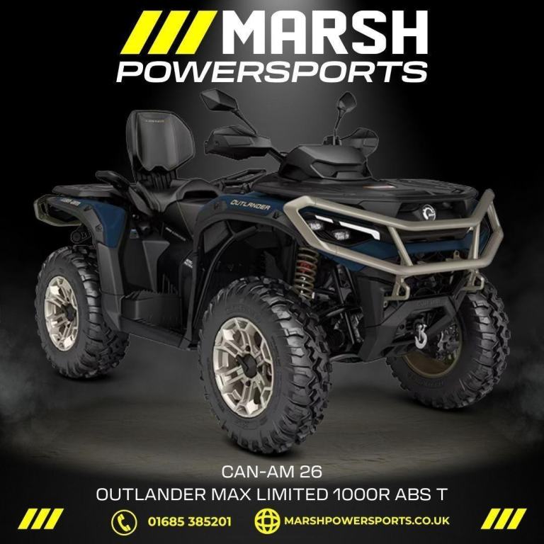 Can-Am Outlander Max Ltd 1000R ABS T 2026 - Can-am Dealer - Buy Now!