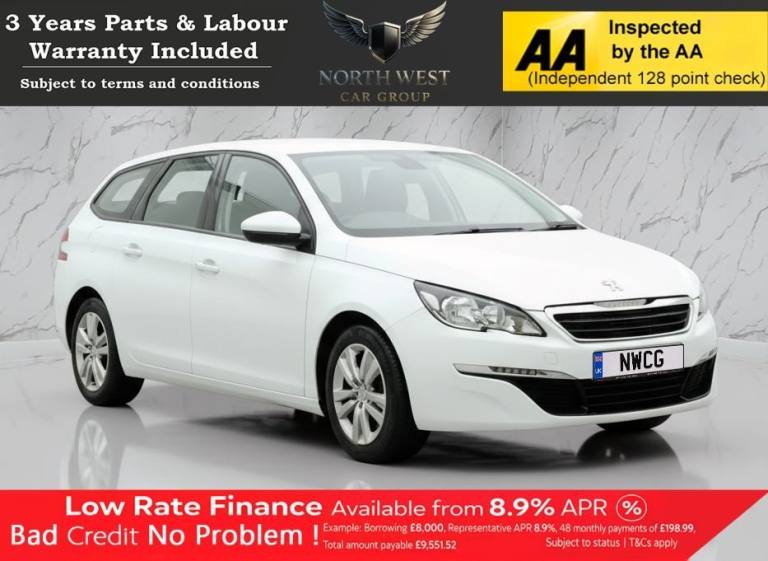 2016 Peugeot 308 1.2 PureTech 130 Active 5dr EAT6 ESTATE PETROL Automatic