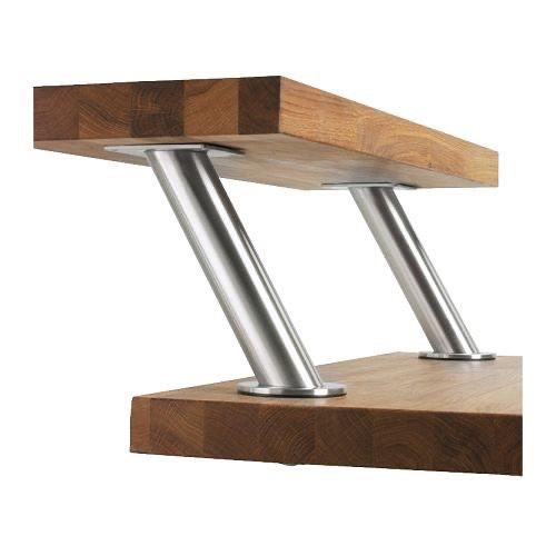 IKEA kitchen bar top with mounting bracket