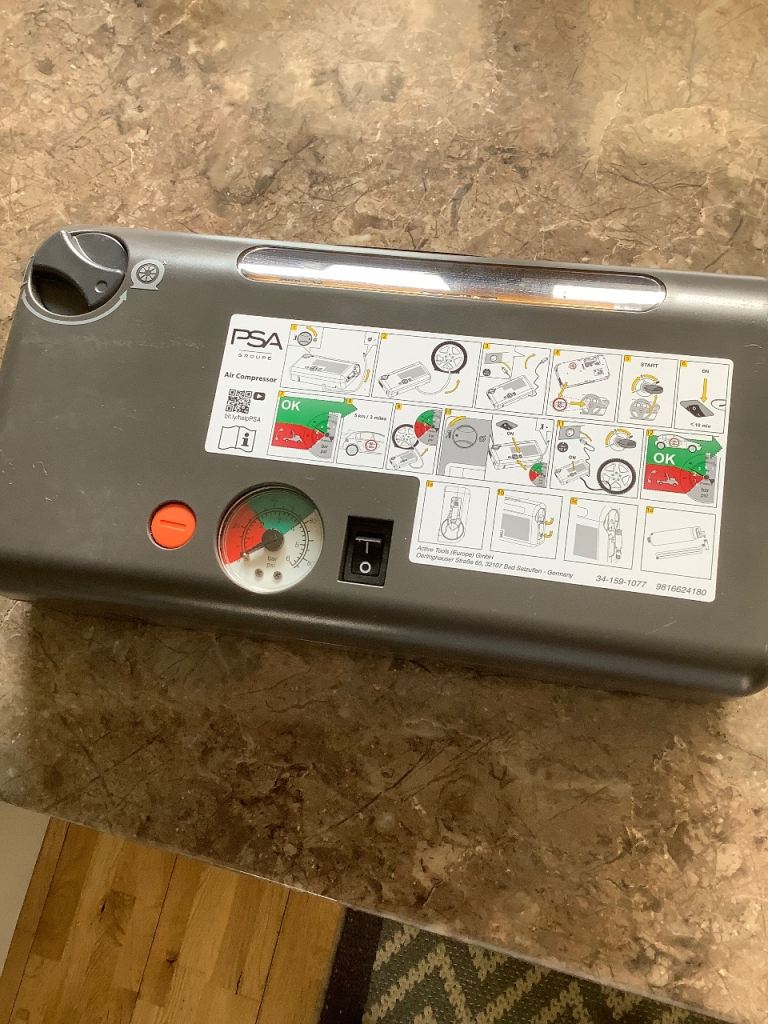 TYRE INFLATION KIT, 180 WATTS 