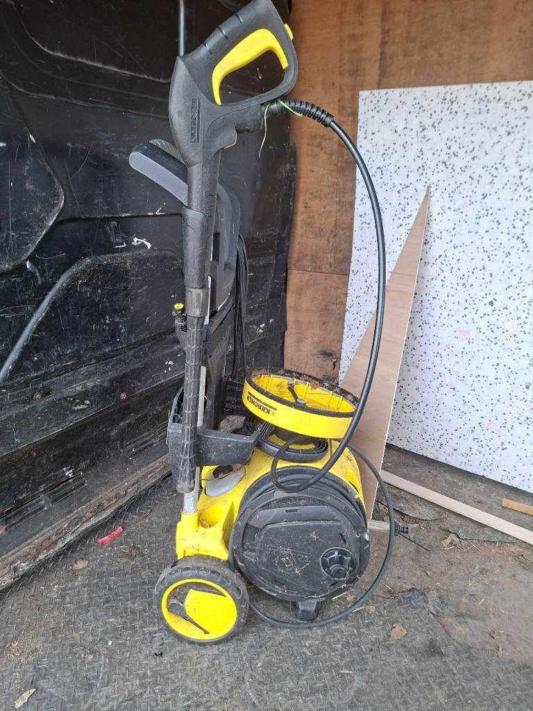 Karcher Pressure Washer – Yellow, Good Condition