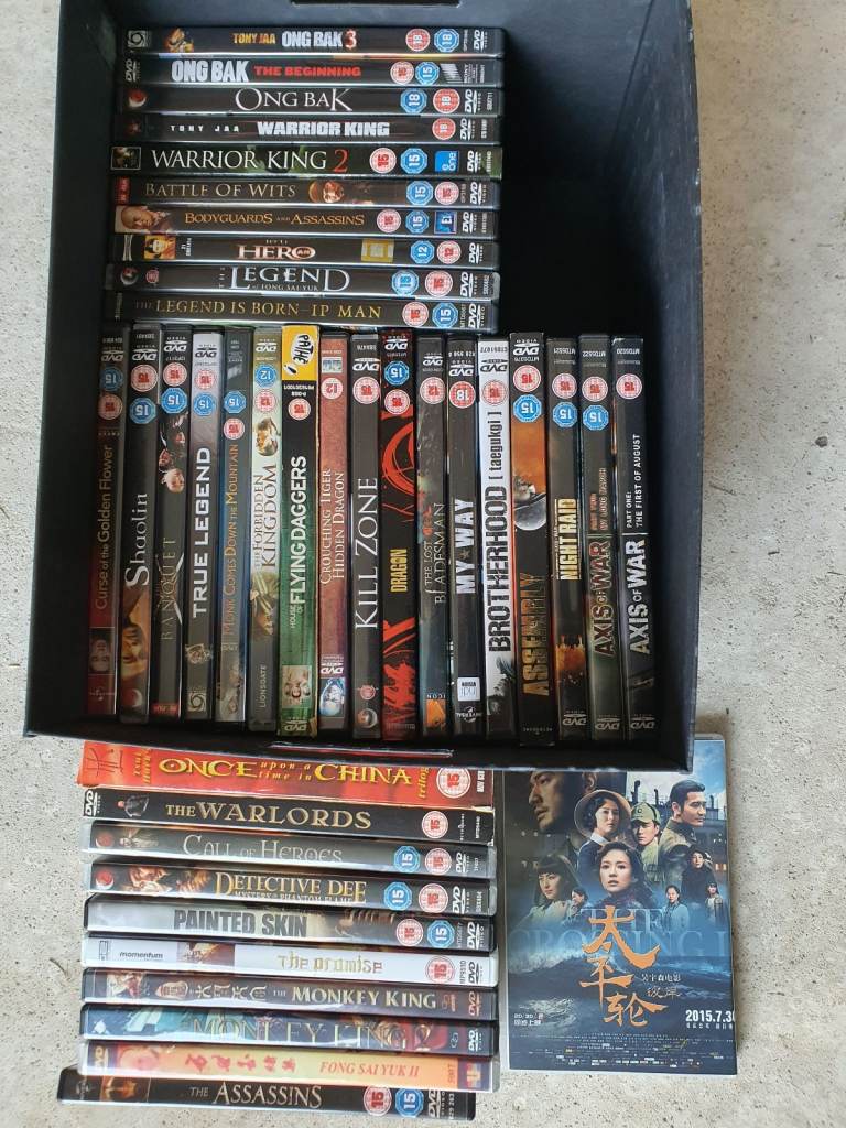 DVDs CHINESE WAR,MARTIAL ARTS R2