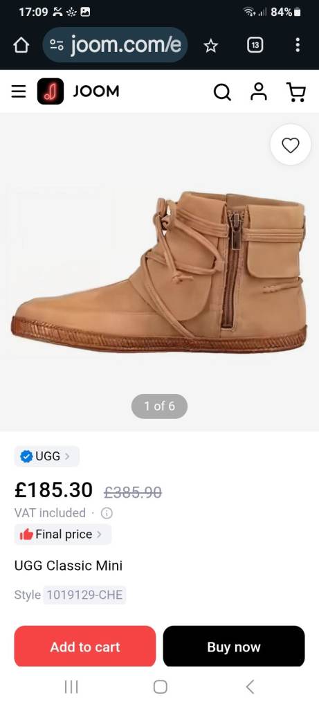 UGG BOOTS SIZE 4 - GENUINE 