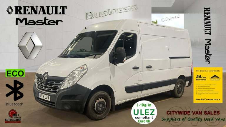 2018 Renault Master MM35 ENERGY dCi 110 Business M/Roof Van [EURO 6] PANEL VAN Diesel Manual