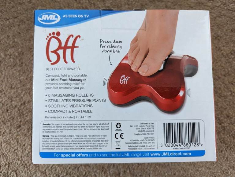 NEW Mini Foot Massager new in box