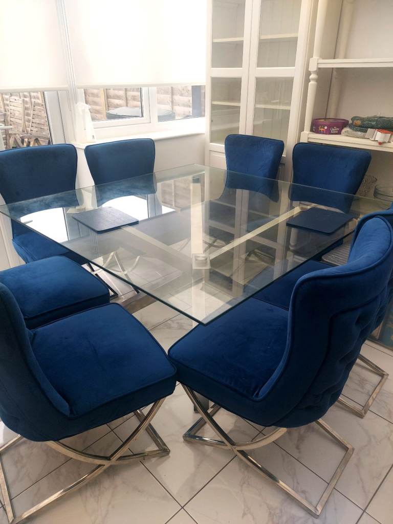 image for NEXT 8 seater square dining table 