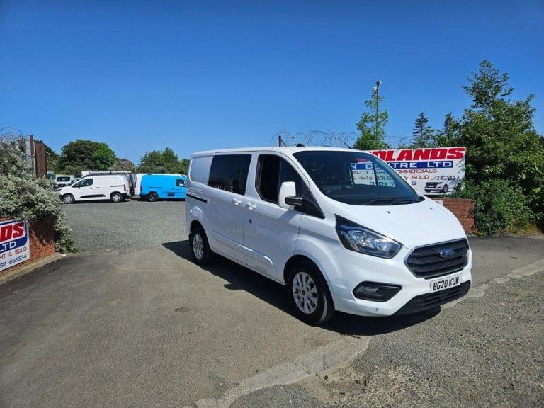 2020 ON 20 PLATE FORD TRANSIT CUSTOM 320 LIMITED CREW VAN ULEZ FREE ZONE